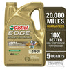 Castrol EDGE Extended Performance 5W-20 Advanced Full Synthetic Motor Oil, 5 Quarts EasyOptionXY LLC