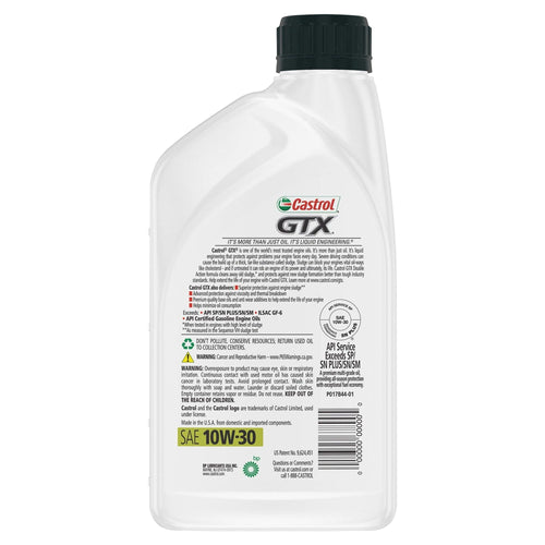 Castrol GTX 10W-30 Conventional Motor Oil, 1 Quart EasyOptionXY LLC