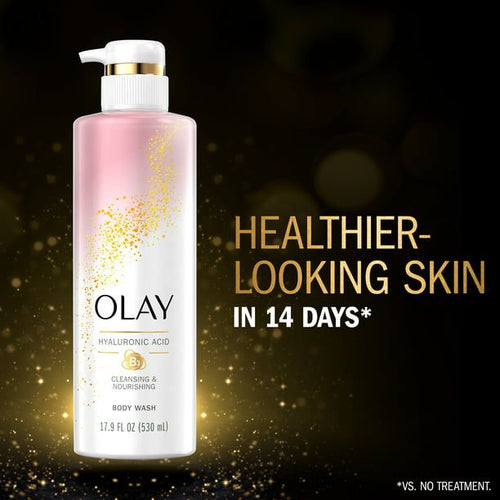 Olay Cleansing & Nourishing Liquid Body Wash with Vitamin B3 and Hyaluronic Acid, 20 fl oz EasyOptionXY LLC