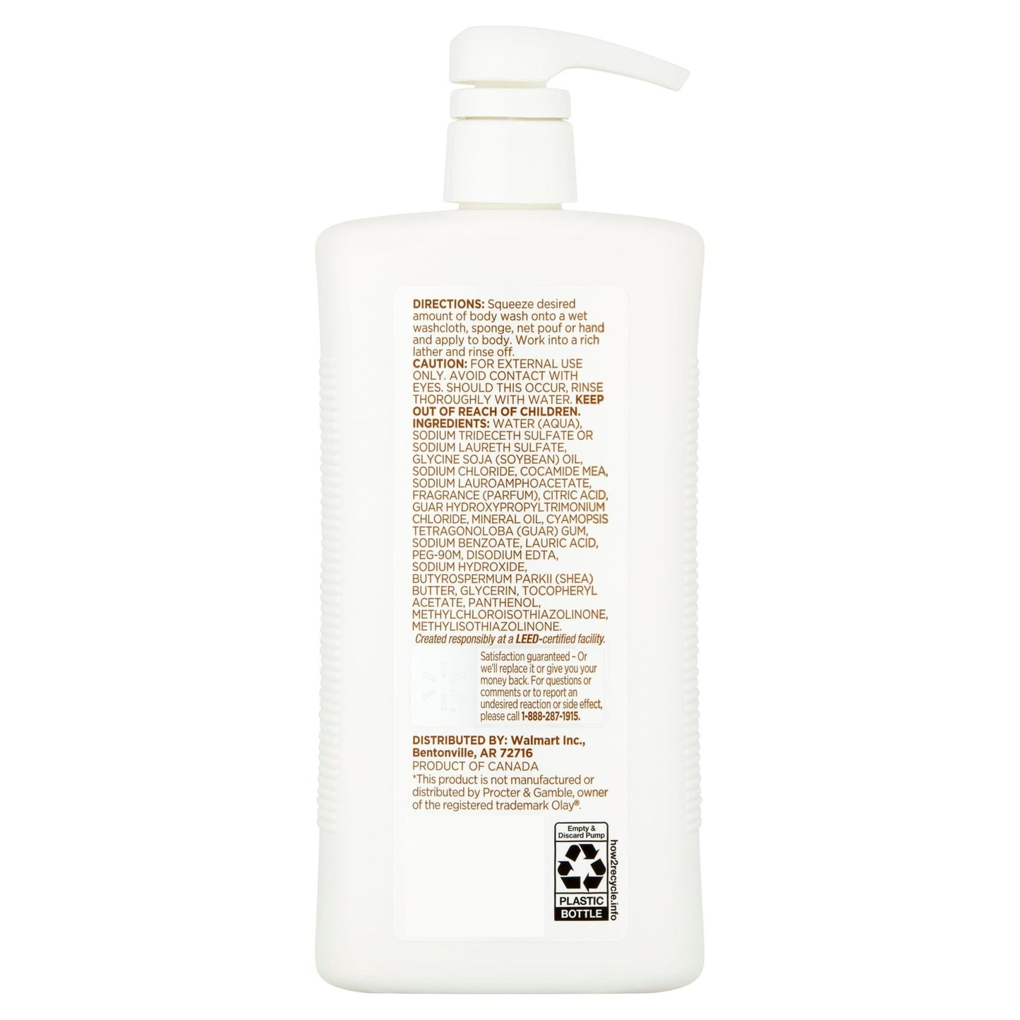 Equate Beauty Total Moisturizing Body Wash Value Size, 33.8 fl oz EasyOptionXY LLC