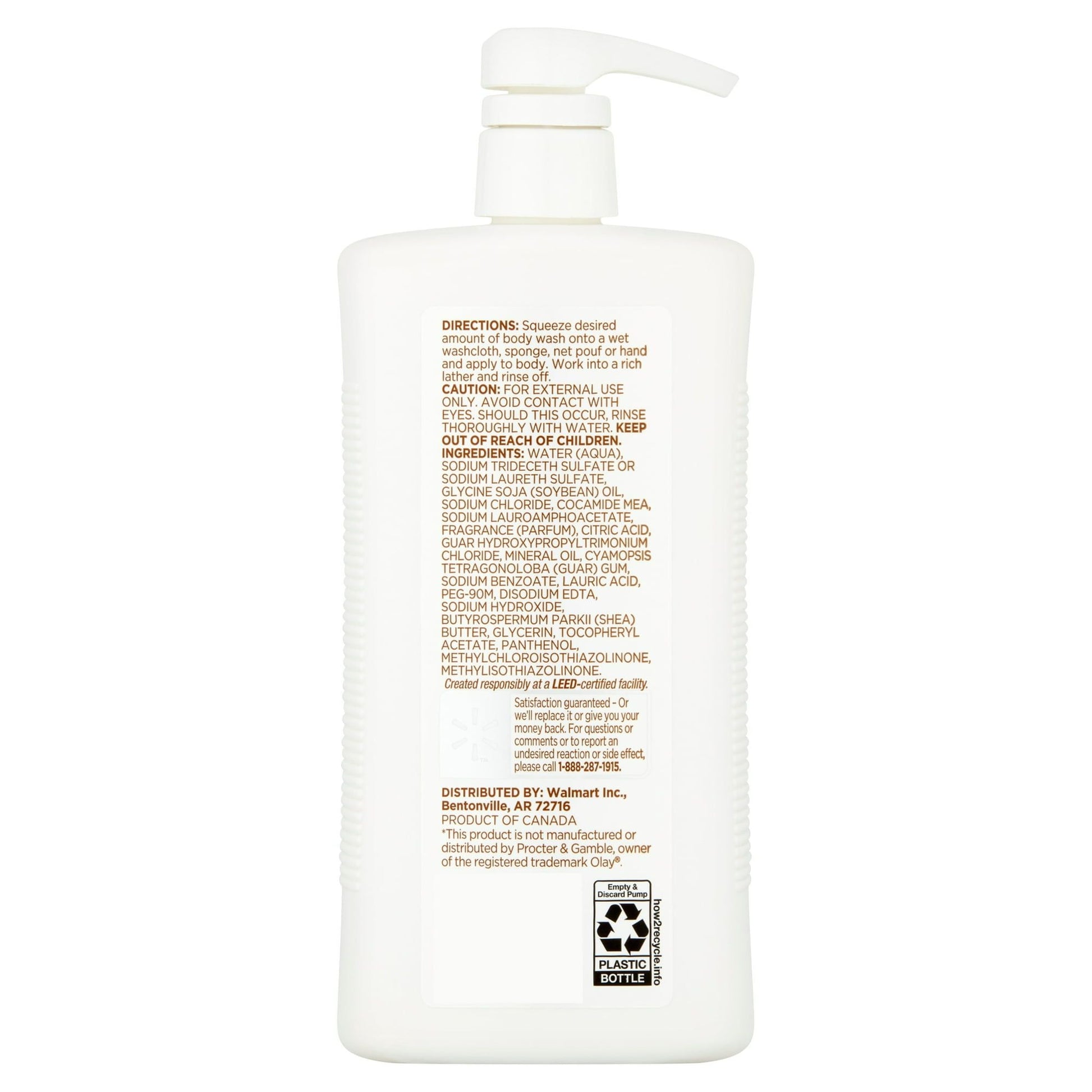 Equate Beauty Total Moisturizing Body Wash Value Size, 33.8 fl oz EasyOptionXY LLC