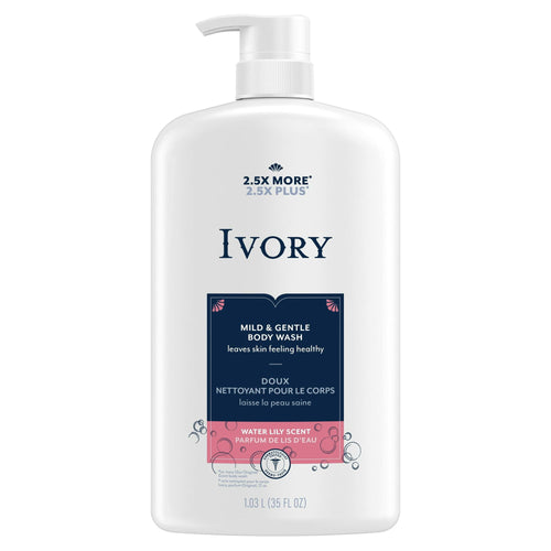 Ivory Mild & Gentle Body Wash, Water Lily Scent, 35 oz EasyOptionXY LLC