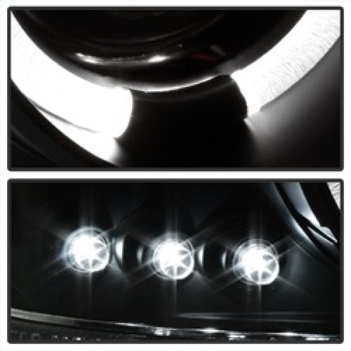 Spyder GMC Sierra 1500/2500 99-06 Projector Headlights LED Halo LED Blk Smke PRO-YD-CDE00-HL-BSM OffRoadUSA.com