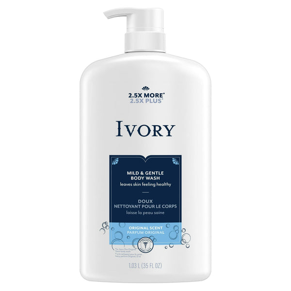 Ivory Mild and Gentle Body Wash, Original Scent, 35 oz EasyOptionXY LLC
