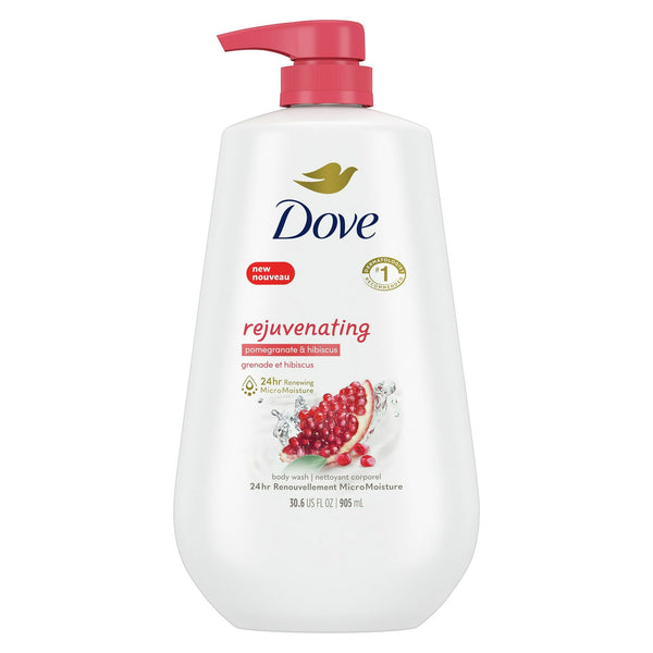 Dove Rejuvenating Liquid Body Wash with Pump Pomegranate & Hibiscus, 30.6 oz EasyOptionXY LLC