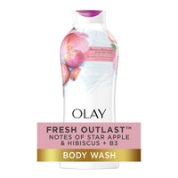 Olay Fresh Outlast Body Wash, Star Apple & Hibiscus, 22 fl oz EasyOptionXY LLC