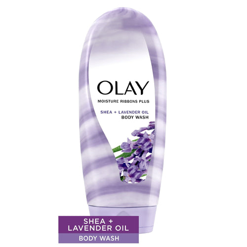 Olay Moisture Ribbons Plus Shea + Lavender Oil Body Wash, 18 oz EasyOptionXY LLC