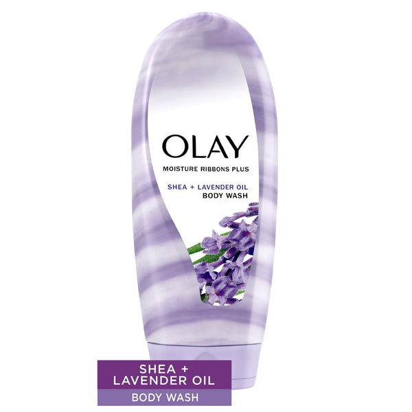 Olay Moisture Ribbons Plus Shea + Lavender Oil Body Wash, 18 oz EasyOptionXY LLC