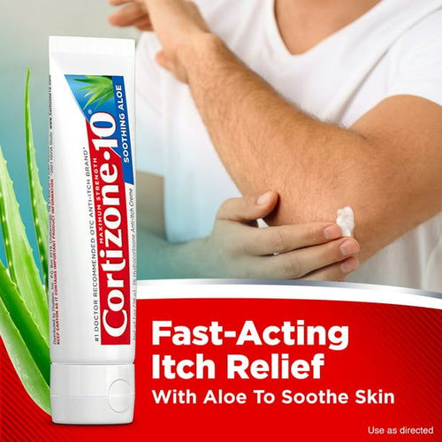 Cortizone 10 Maximum Strength Soothing Aloe Anti-Itch Cream, 2 oz EasyOptionXY LLC
