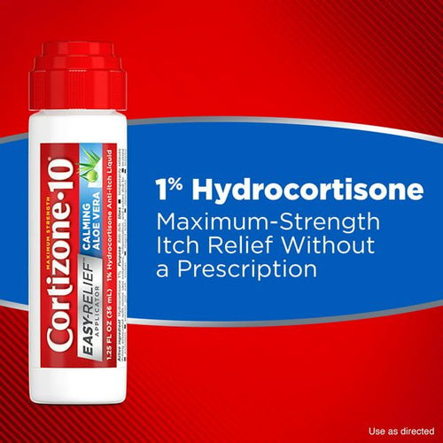 Cortizone-10 Maximum Strength Anti-Itch Liquid With Aloe, 1.25 oz EasyOptionXY LLC