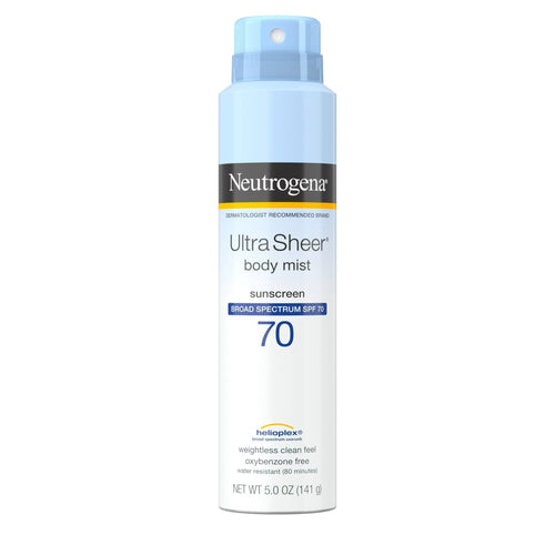 Neutrogena Ultra Sheer Lightweight Sunscreen Spray, SPF 70, 5 oz EasyOptionXY LLC
