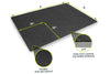 Rubber Top Exercise Puzzle Mat 0.75in 24sqft Jupiter Gear