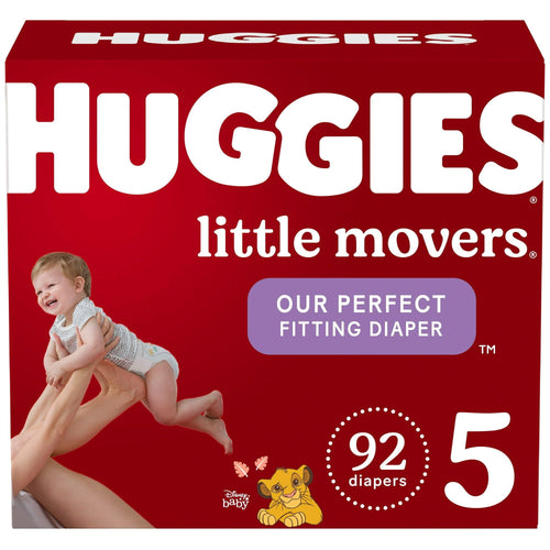 Huggies Little Movers Baby Diapers Size 5; 92 Count EasyOptionXY LLC