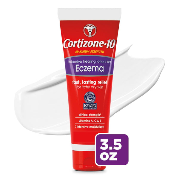 Cortizone-10 Max Strength Intensive Healing Lotion for Eczema, 3.5 oz EasyOptionXY LLC