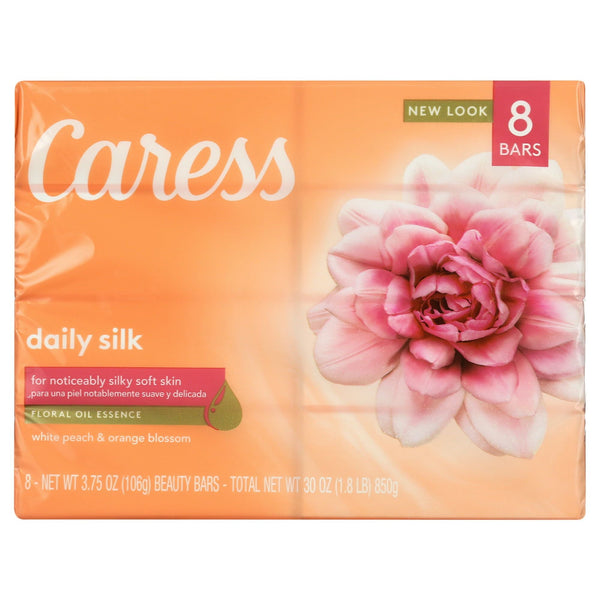 Caress Bar Soap Daily Silk 8 Bars, 30 oz EasyOptionXY LLC