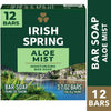 Irish Spring Aloe Bar Soap for Men, Aloe Mist Mens Bar Soap, 12 Pack, 3.7 oz EasyOptionXY LLC