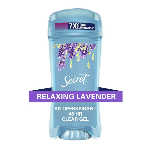 Secret Clear Gel and Deodorant for Women, Relaxing Refreshing Lavender, 2.6 oz EasyOptionXY LLC