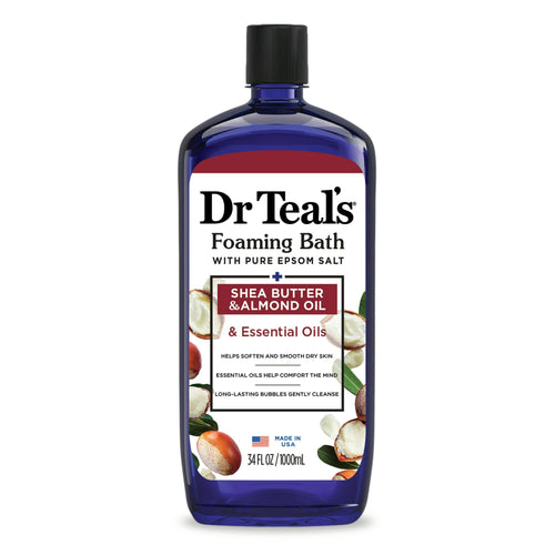 Dr Teal's Foaming Bath with Pure Epsom Salt with Shea Butter & Almond Oil, 34 fl oz EasyOptionXY LLC
