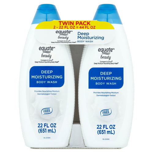 Equate Beauty Deep Moisturizing Body Wash Twin Pack, 22 fl oz EasyOptionXY LLC