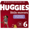 Huggies Little Movers Baby Diapers Size 6; 74 Count EasyOptionXY LLC