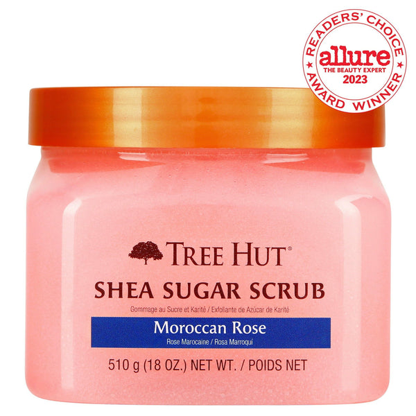 Tree Hut Moroccan Rose Shea Sugar Exfoliating and Hydrating Body Scrub, 18 oz EasyOptionXY LLC