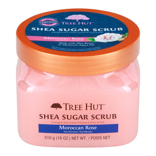 Tree Hut Moroccan Rose Shea Sugar Exfoliating and Hydrating Body Scrub, 18 oz EasyOptionXY LLC