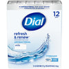 Dial Antibacterial Bar Soap, Refresh & Renew, White, 4 oz, 12 Bars EasyOptionXY LLC