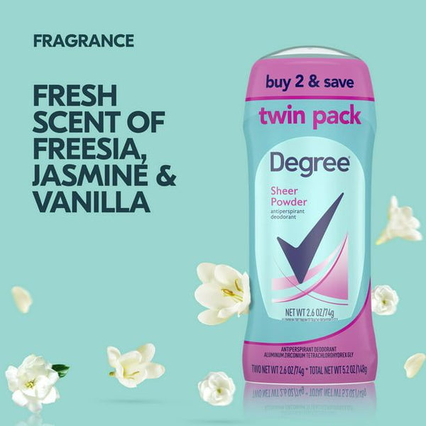 Degree Dry Protection Anti-Perspirant & Deodorant Invisible Solid Sheer Powder, 5.2 oz EasyOptionXY LLC