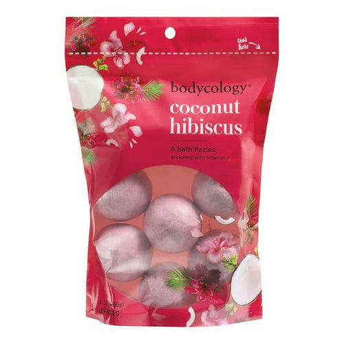 Bodycology Bath Fizzies, Coconut Hibiscus, 2.1 oz, 8 count EasyOptionXY LLC