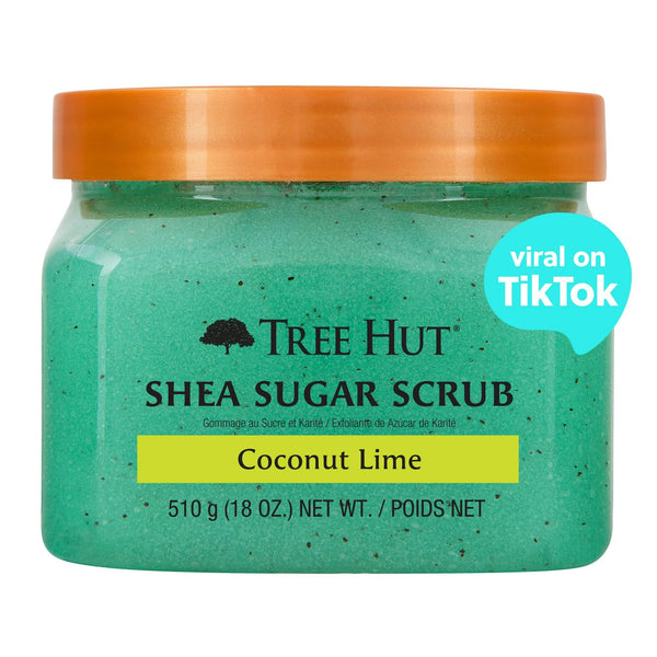 Tree Hut Coconut Lime Shea Sugar Exfoliating and Hydrating Body Scrub, 18 oz EasyOptionXY LLC