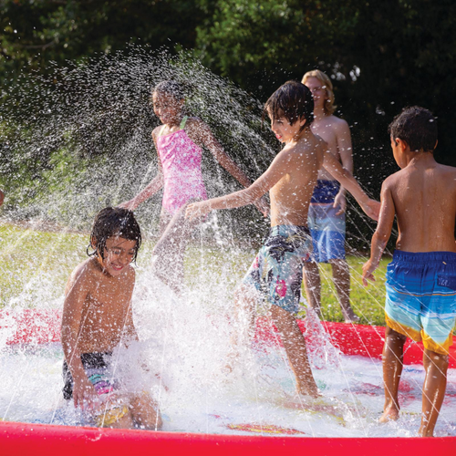 WOW Sports DC Comics Justice League 12ft Splash Pad and Wading Pool Jupiter Gear