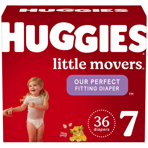 Huggies Little Movers Baby Diapers Size 7; 36 Count EasyOptionXY LLC