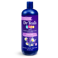 Dr Teal's Kids 3-in-1 Bubble Bath, Body Wash & Shampoo, Sleep Bath with Melatonin, 20 fl oz EasyOptionXY LLC