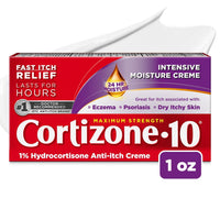 Cortizone 10 Max Strength Intensive Moisture Anti-Itch Cream, 1 oz EasyOptionXY LLC