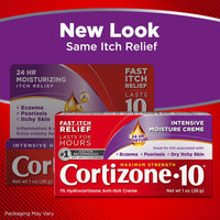 Cortizone 10 Max Strength Intensive Moisture Anti-Itch Cream, 1 oz EasyOptionXY LLC