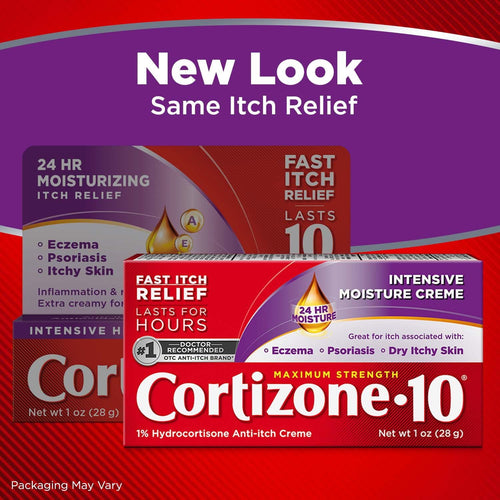 Cortizone 10 Max Strength Intensive Moisture Anti-Itch Cream, 1 oz EasyOptionXY LLC