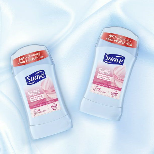 Suave Deodorant Antiperspirant & Deodorant Stick Powder Deodorant for Women, 2.6 oz, 2 Pack EasyOptionXY LLC