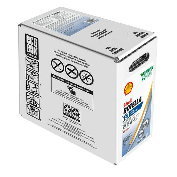 Shell Rotella T4 Triple Protection 15W-40 Diesel Motor Oil, 3 Gallon EasyOptionXY LLC