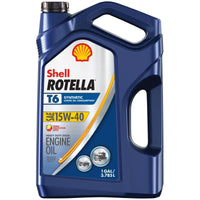 Shell Rotella T6 Full Synthetic 15W-40 Diesel Engine Oil, 1 Gallon EasyOptionXY LLC