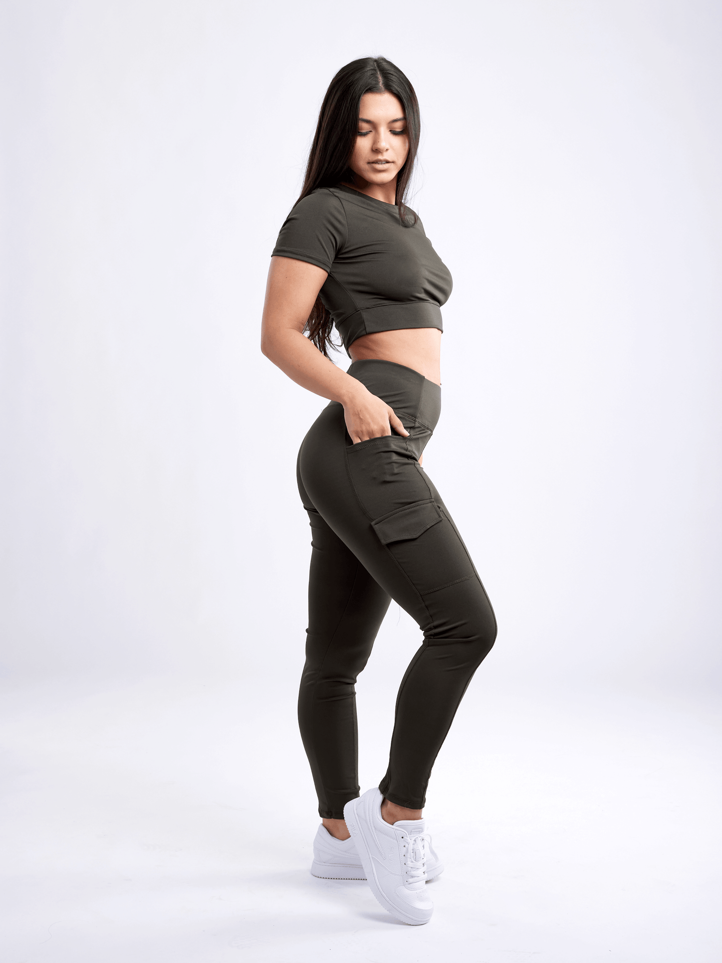 JupiterGear High-Waisted Leggings with Side Cargo Pockets Jupiter Gear
