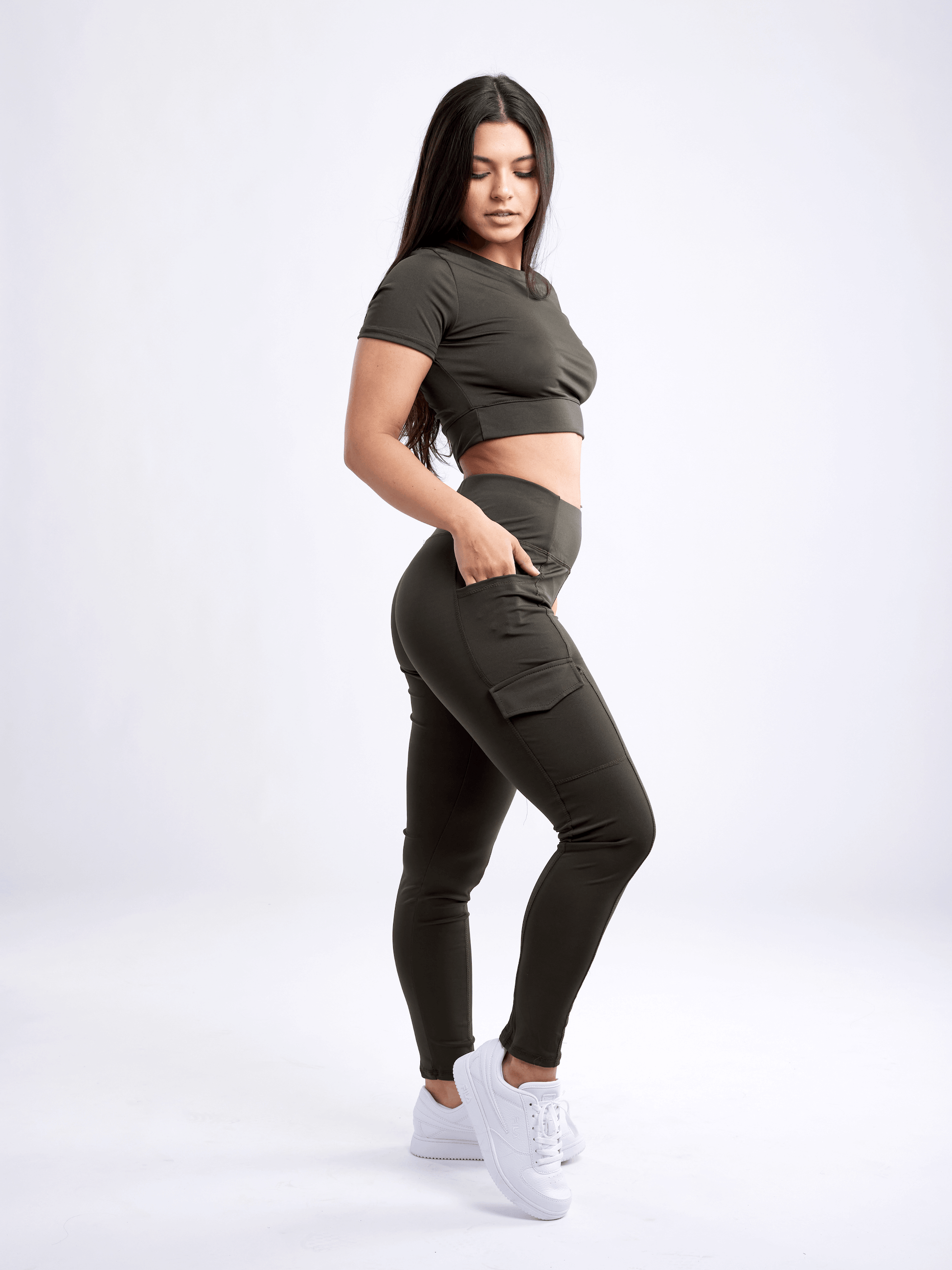 JupiterGear High-Waisted Leggings with Side Cargo Pockets Jupiter Gear