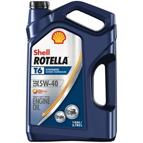 Shell Rotella T6 Full Synthetic 5W-40 Diesel Engine Oil, 1 Gallon EasyOptionXY LLC