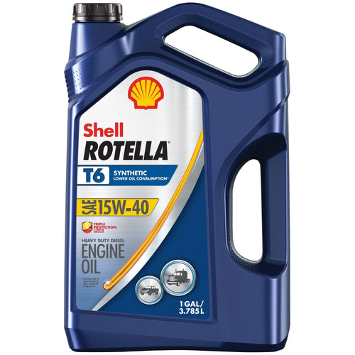 Shell Rotella T6 Full Synthetic 15W-40 Diesel Engine Oil, 1 Gallon EasyOptionXY LLC