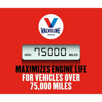 Valvoline High Mileage MaxLife 10W-30 Synthetic Blend Motor Oil 5 QT EasyOptionXY LLC