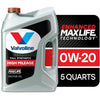 Valvoline Full Synthetic High Mileage MaxLife 0W-20 Motor Oil 5 QT EasyOptionXY LLC