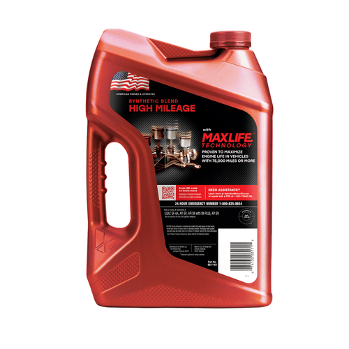 Valvoline MaxLife High Mileage 10W-40 Synthetic Blend Motor Oil 5 QT EasyOptionXY LLC