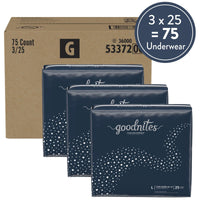 Goodnites Girls' Nighttime Bedwetting Underwear Size L, 75 Count EasyOptionXY LLC