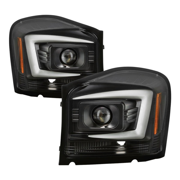 Spyder 04-06 Dodge Durango Projector Headlights - Black PRO-YD-DDU04-LB-BK OffRoadUSA.com