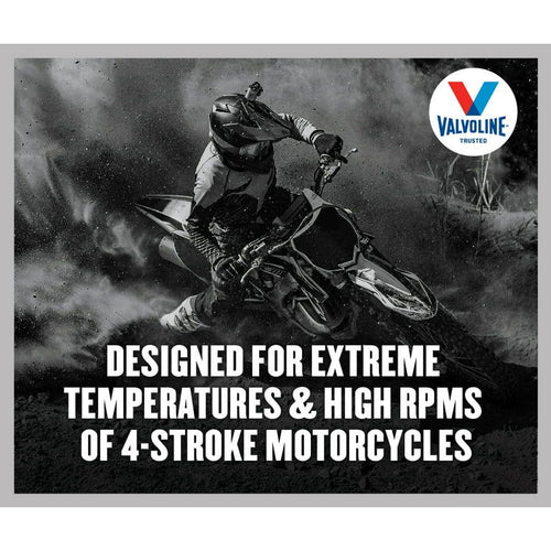 Valvoline 4-Stroke Motorcycle Full Synthetic 10W-40 Motor Oil 1 QT EasyOptionXY LLC