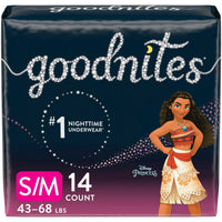 GoodNites Goodnites Girls' Nighttime Bedwetting Underwear Size S/M, 14 Count EasyOptionXY LLC